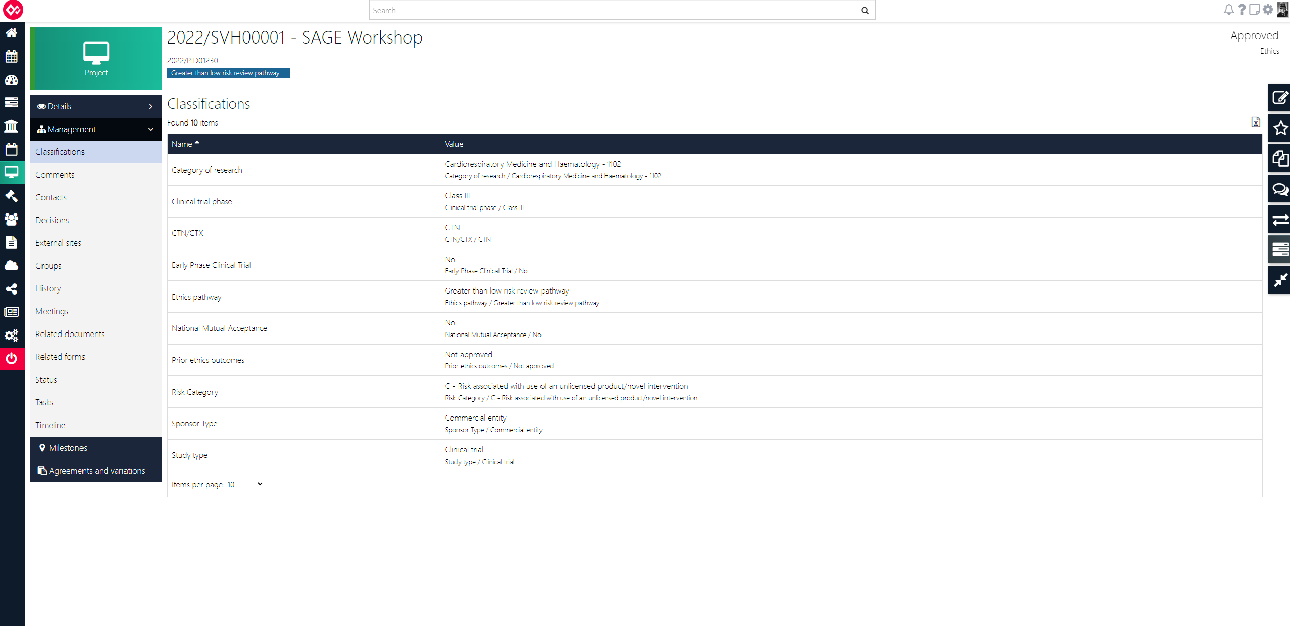 screenshot of OmniStar Ethics